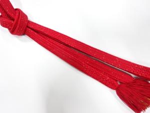 正絹　撚り房　手組帯締め